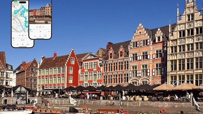 Ghent Highlights Walking Tour with Smartphone App