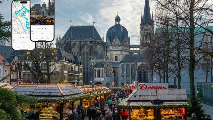 Aachen Cathedral tour with audioguide on mobile app