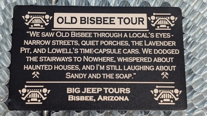 2 Hour Jeep Tour and Keepsakes Old Bisbee Open Pits Lowell