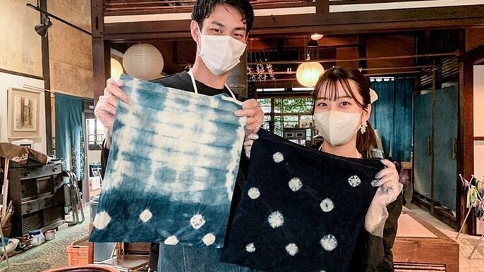 Taisho Era Folk House Unique Indigo Dyeing for All Ages