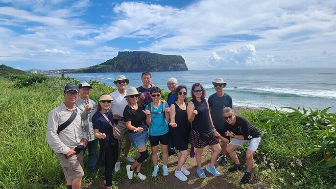Jeju Bus Tour with English Guide for Gang Jeong Cruise
