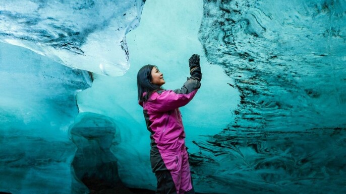 Glacier Snowmobiling, Ice Cave & Northern Lights Adventure from Reykjavík