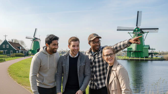 Self-Guided Secrets of Zaanse Schans Exploration Game