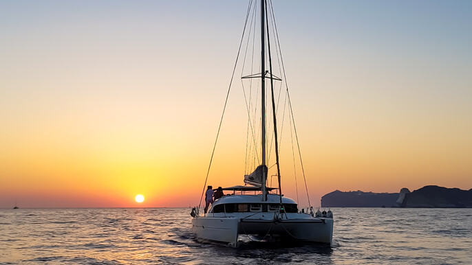 Kissamos Catamaran SUNSET relaxation