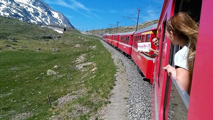 Bernina Train Tour, Swiss Alps & St Moritz From Milan
