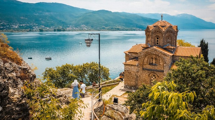 From Tirana: Cultural Day Trip to Korça, Pogradec & Lake Ohrid