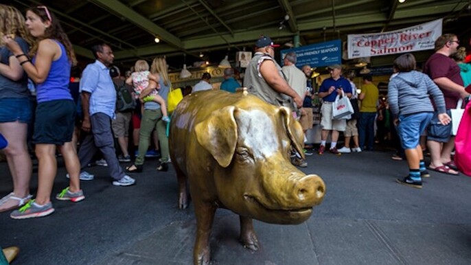 Seattle Downtown Pioneers to Starbucks Self Guided Walking Tour
