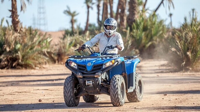 Quad ride on the hills of Hammamet