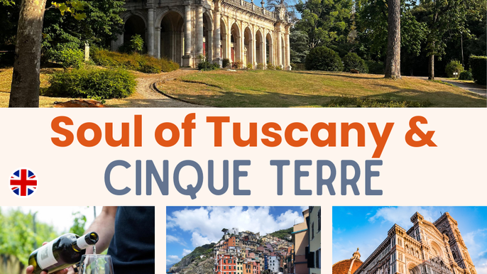 Soul of Tuscany & Cinque Terre Semi-Escorted Tour 2026 - 8days/7nights