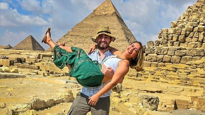 Cairo Pyramids, Sphinx, Egyptian Museum with lunch from Hurghada