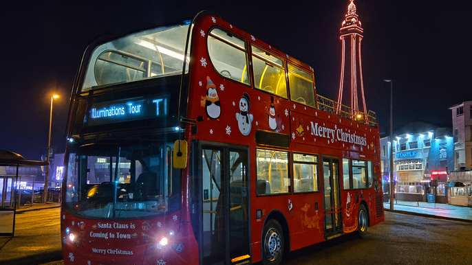 Blackpool: Christmas Illuminations Bus Tour