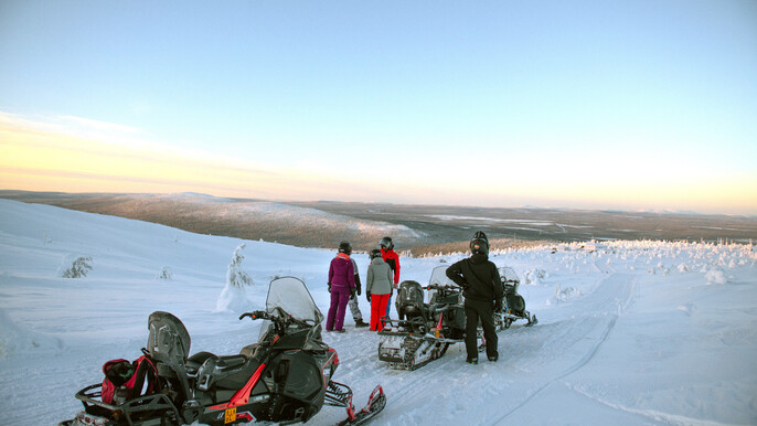 Create your own snowmobile safari