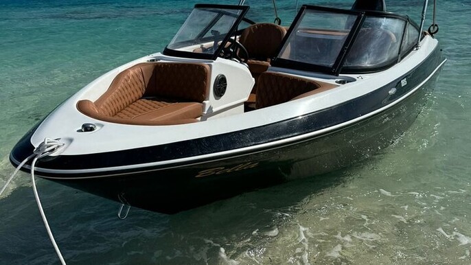 Private speed boat to Orange island or Dolphin House