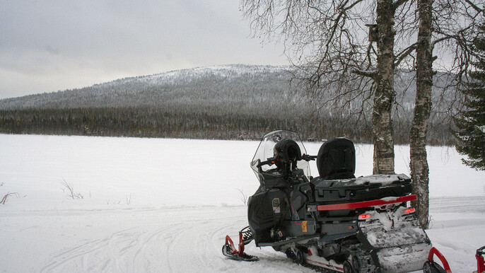 Kätkäloop by snowmobile - private group