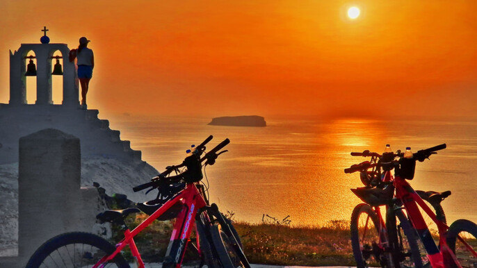 e-Bike Santorini Tour: Morning or Sunset