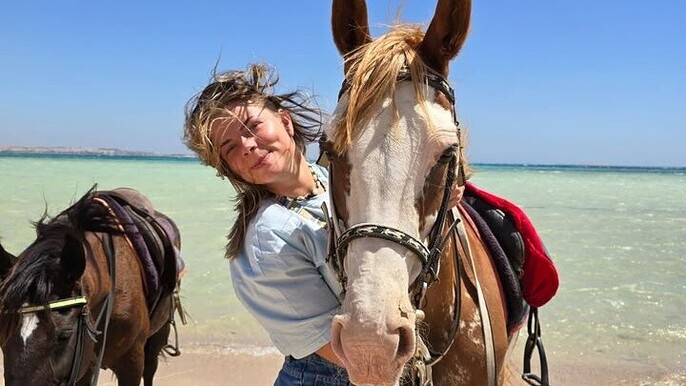 Horse riding Adventure on the Sea with Transfer in Hurghada