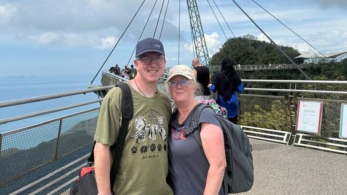 Langkawi Half Day Cable Car Sky Bridge and Waterfall Private Tour