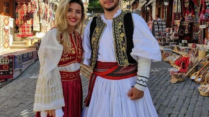 Explore Gjirokaster in Traditional Costumes