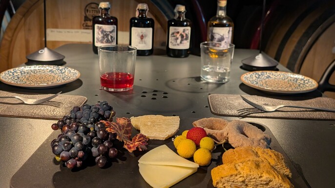 Fine Spirits Tasting & Regional Food Platter near Chianciano