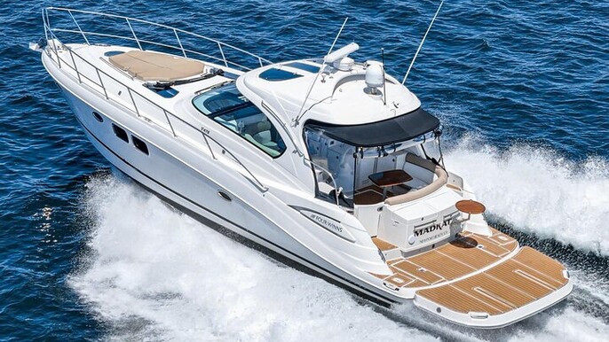 50ft with FREE Hour Miami Yacht Rental up to 6 Hours for 13 folks