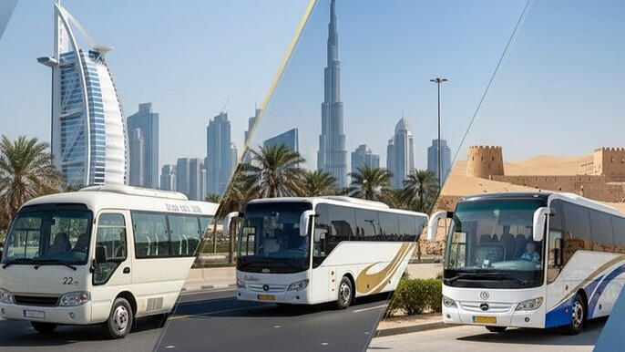 Private Airport Transfer Dubai–Luxury Coach for Groups Travellers