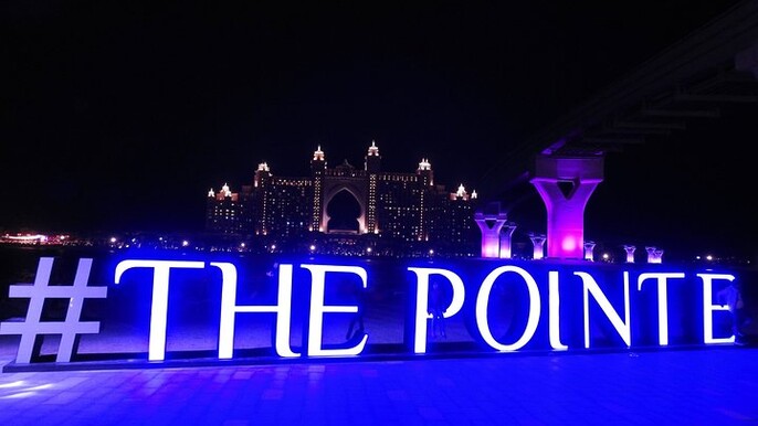 Dubai By Night Tour with Dinner at Atlantis Hotel