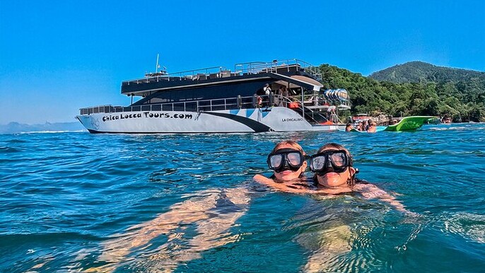 Mega Yacht ALL INCLUSIVE Yelapa Waterfall & Snorkeling Adventure