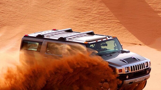 Private Hummer H2 Safari Dubai with BBQ Dinner