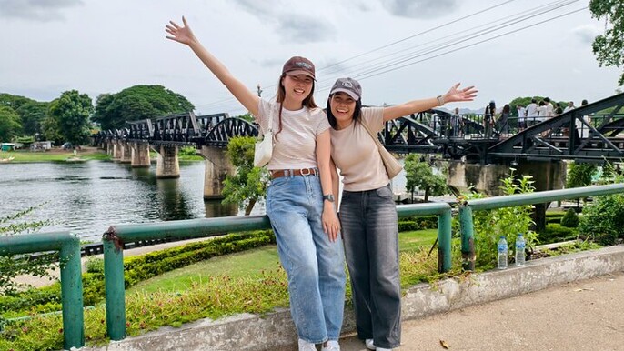 Full Day Kanchanaburi Erawan Waterfall and Historical Sites Tour