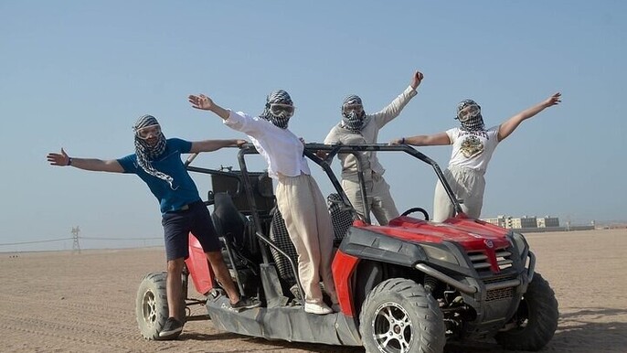 Family Safari ATV Quad with Buggy Ride, Dinner & Show :Hurghada