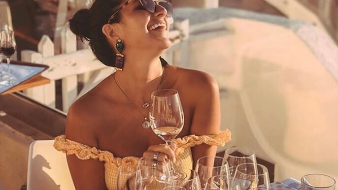 A Taste of Santorini: Dinner at Santo Winery