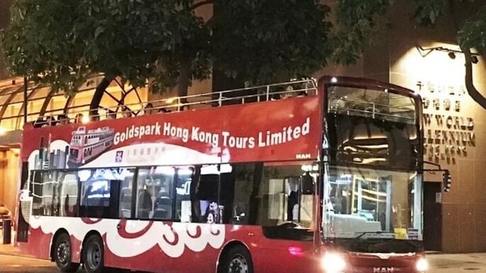 Temple Street & Hong Kong Open-Top Sightseeing Bus Tour