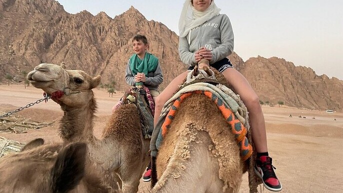 1 Hour Scenic Camel Ride in the Desert :Sharm El Sheikh