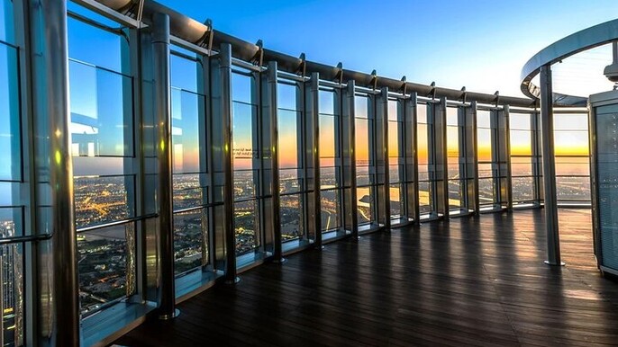 Burj Khalifa Ticket with The Roof Top Meal in Dubai