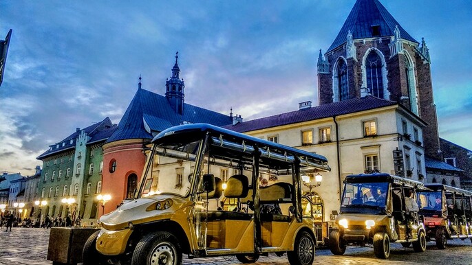 Krakow: Old Town, Jewish Kazimierz and Ghetto Sightseeing by Electric Golf Cart