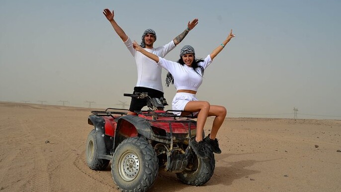 3 hours Quad Safari Sunset & Camel Ride With Transfer - Hurghada