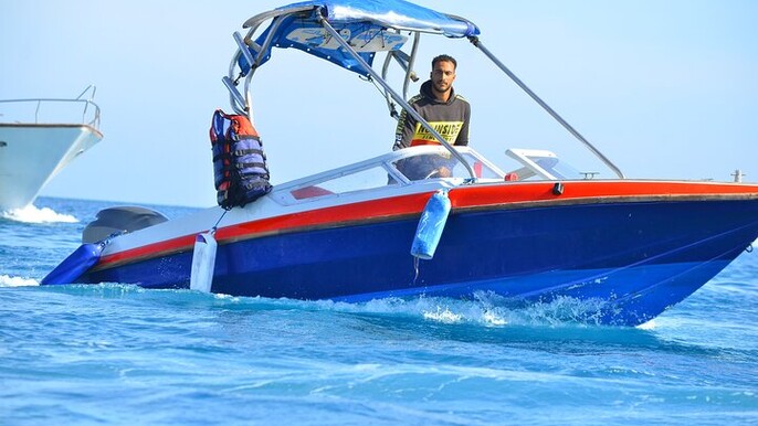 Private Speedboat Transfer Adventure to Orange Island / Hurghada