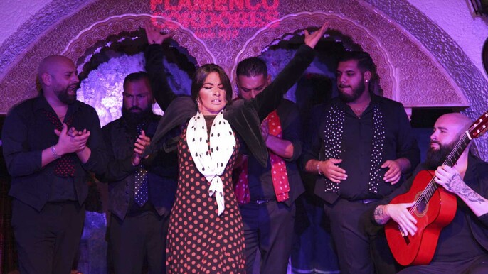 Flamenco Show with drink or tapas or dinner included at Tablao Cordobes in La Rambla Barcelona