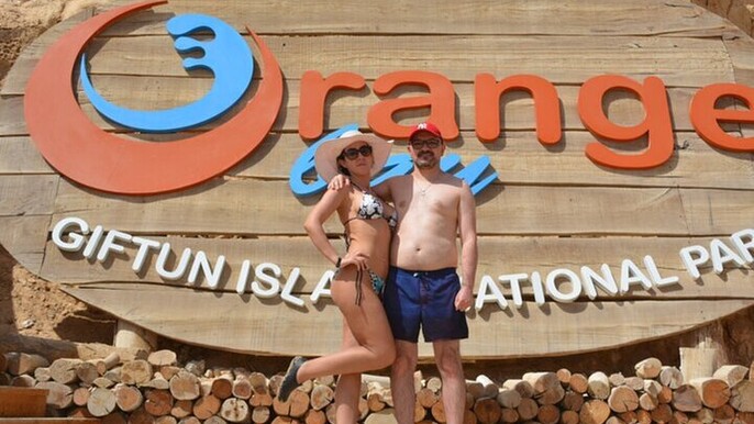Orange Bay Private Speedboat & Snorkeling with Transfer /Hurghada
