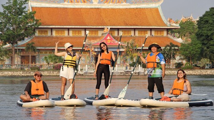 Kanchanaburi River Kwai SUP Experience with Hotel Transfers