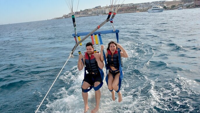 Parasailing Sky High Adventure on Marine