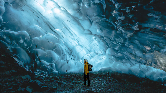 Crystal Ice Cave Tour