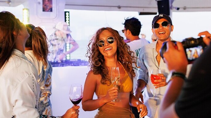 MEKA Catamaran White & Glow Sunset Party – Festive Season Krabi