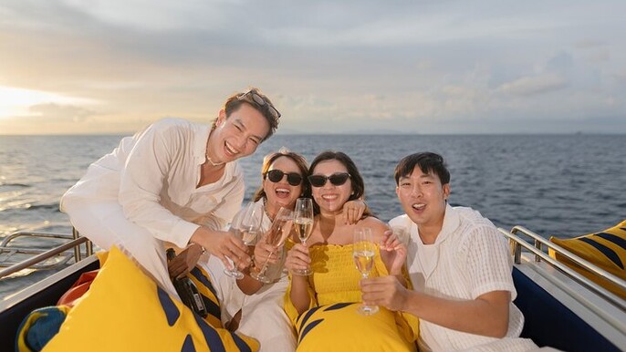 Krabi 4 Islands Snorkeling with Sunset Cruise Dinner