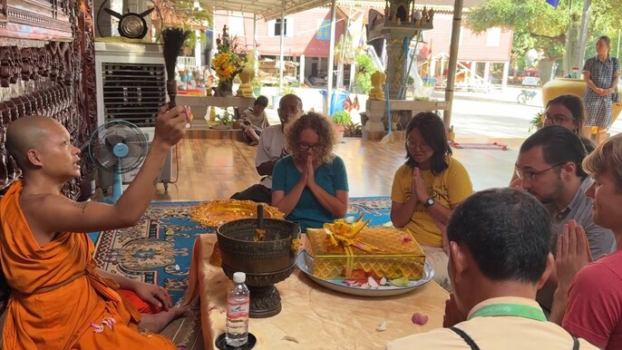 Sacred Monks Blessing & Local Village Experience in Siem Reap