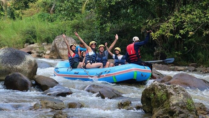 White Water Rafting Flying Fox and ATV Phuket Adventure