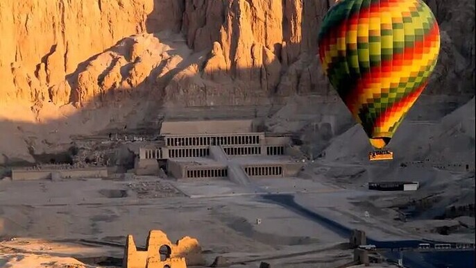 Sky to Temples Hot Air Balloon & West East Tour from Luxor