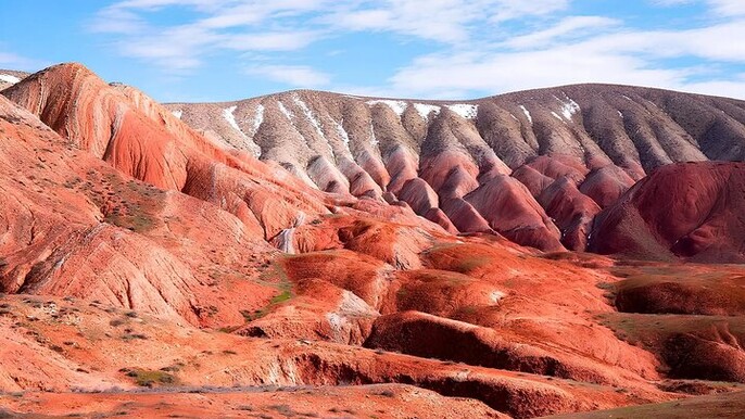 A Full Day Adventure: Khinalig, Guba & Candy Mountains Tour