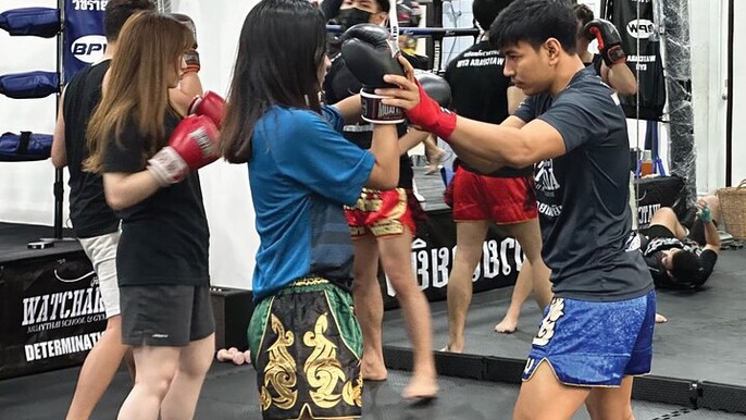 Private Muay Thai Class at Watchara Muaythai Gym in Bangkok
