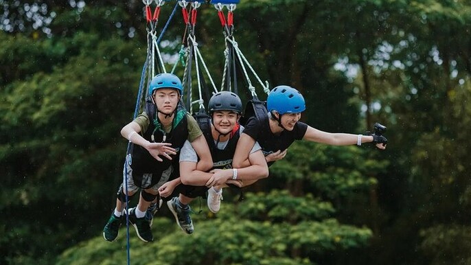 Giant Swing Experience at Skypark Sentosa | Singapore
